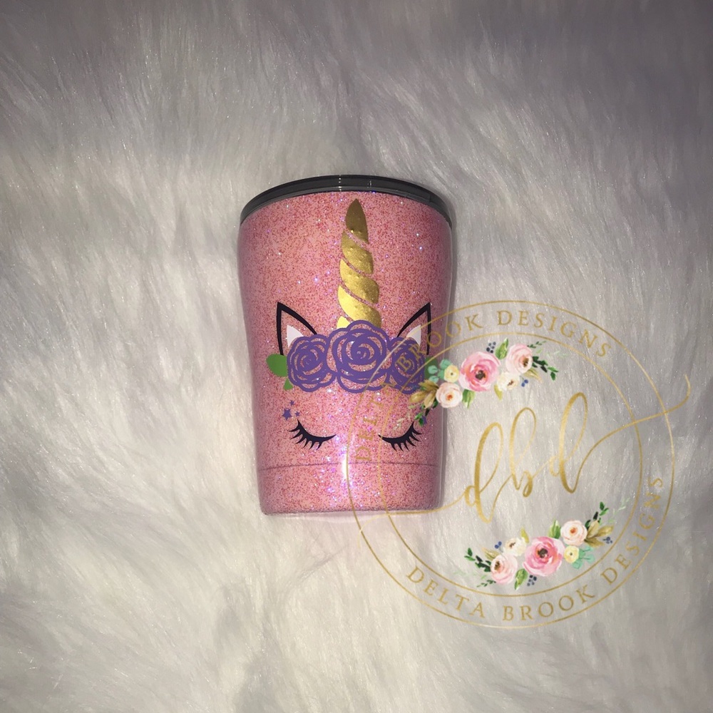Kids glittered Tumblers 💓✨